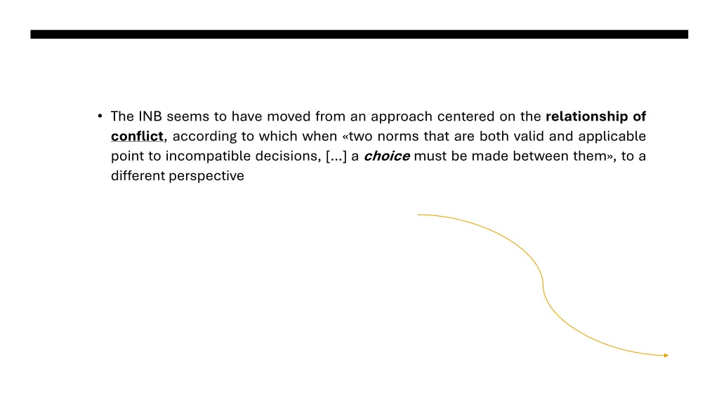 the inb seems to have moved from an approach