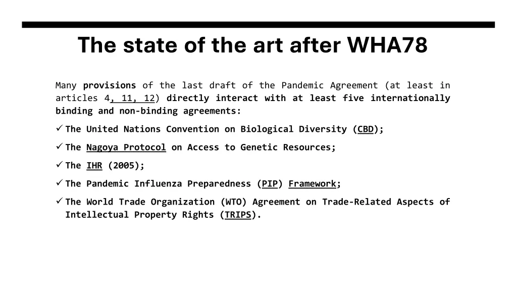 the state of the art after wha78