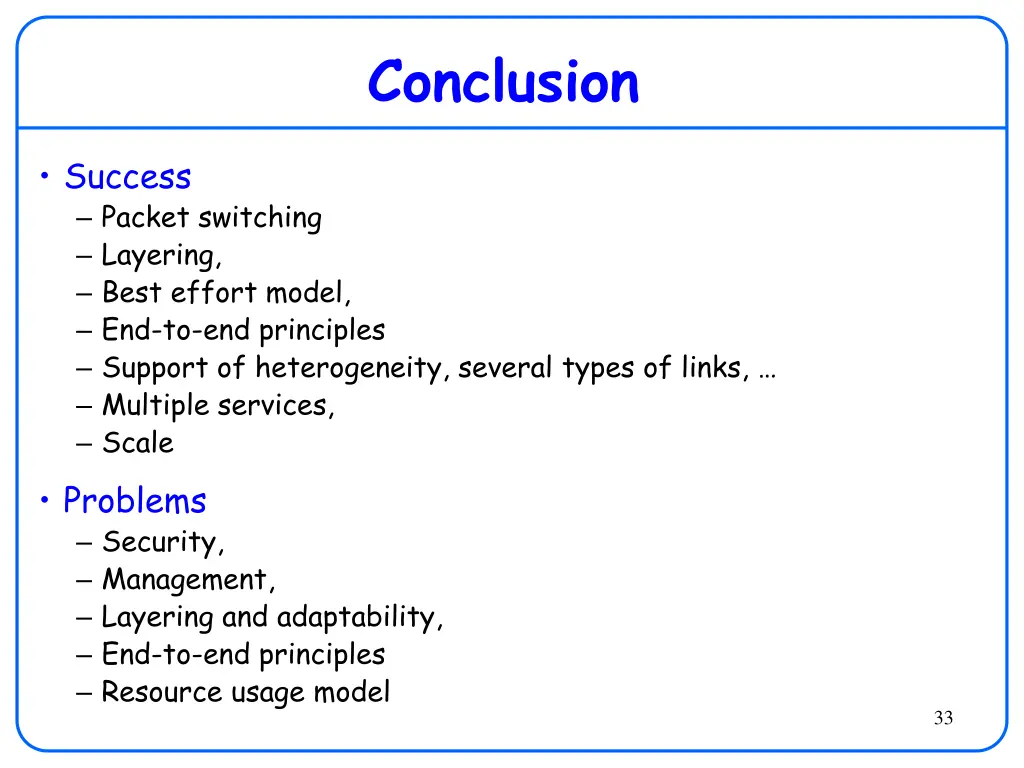 conclusion