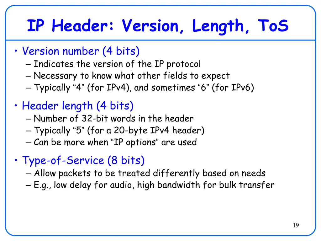 ip header version length tos