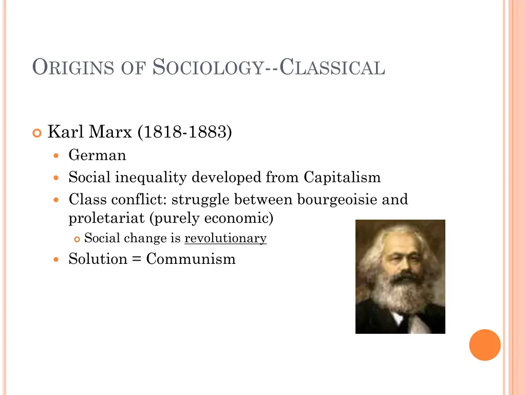 o rigins of s ociology c lassical 1
