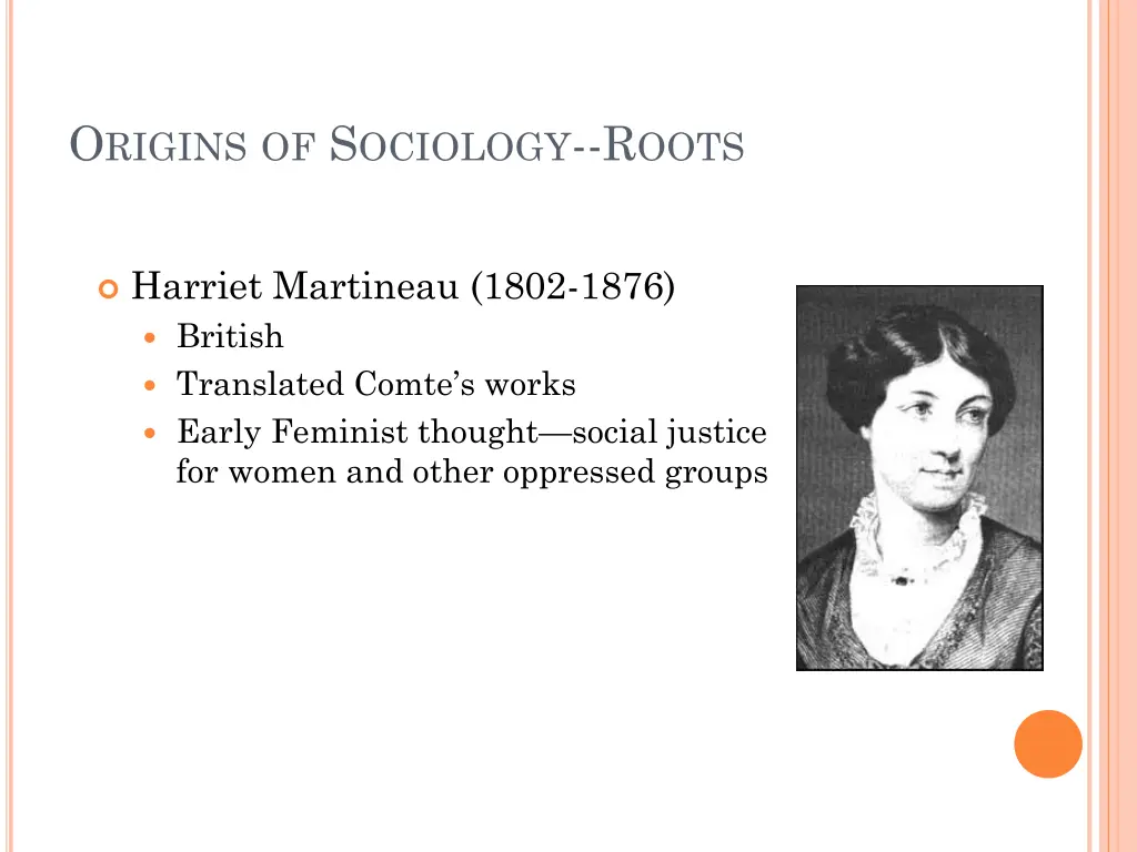 o rigins of s ociology r oots 1