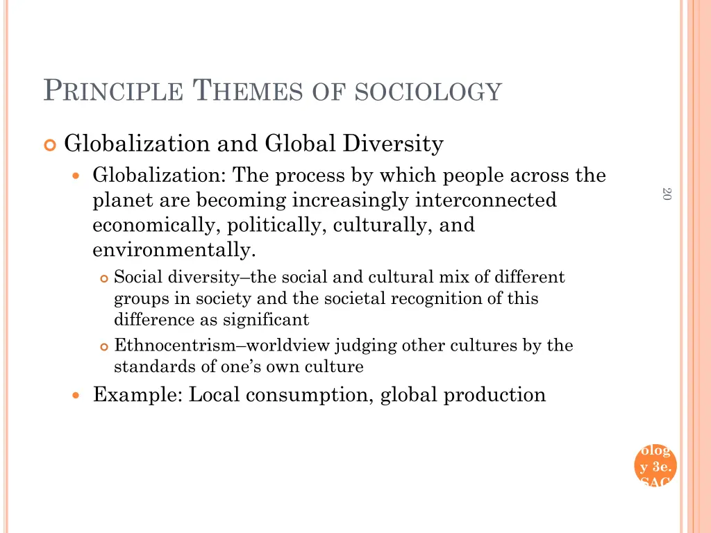 p rinciple t hemes of sociology 1