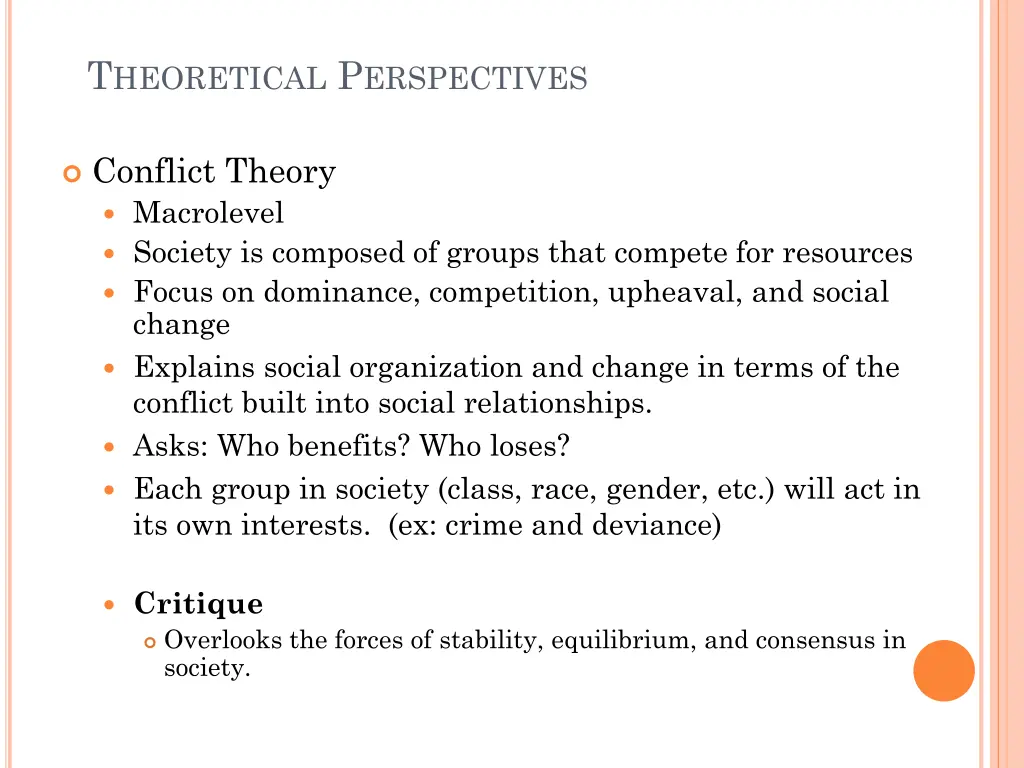 t heoretical p erspectives 1