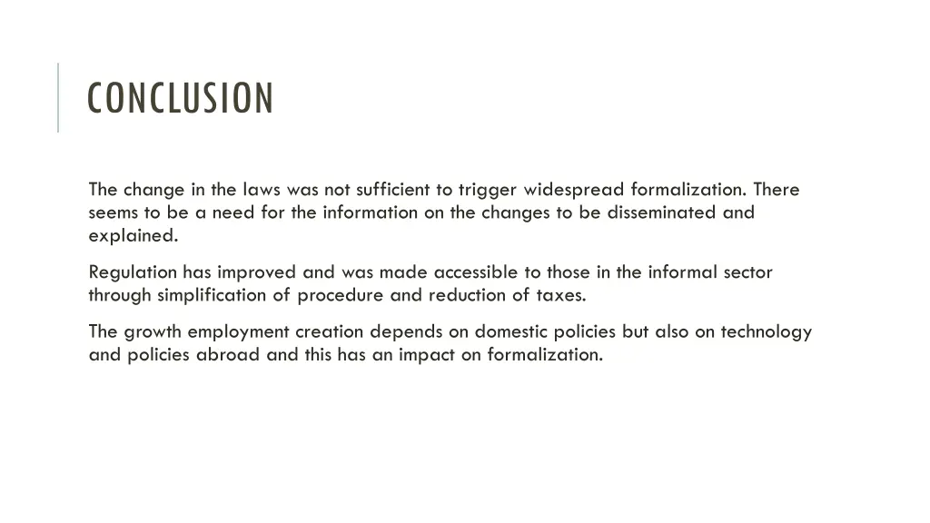 conclusion