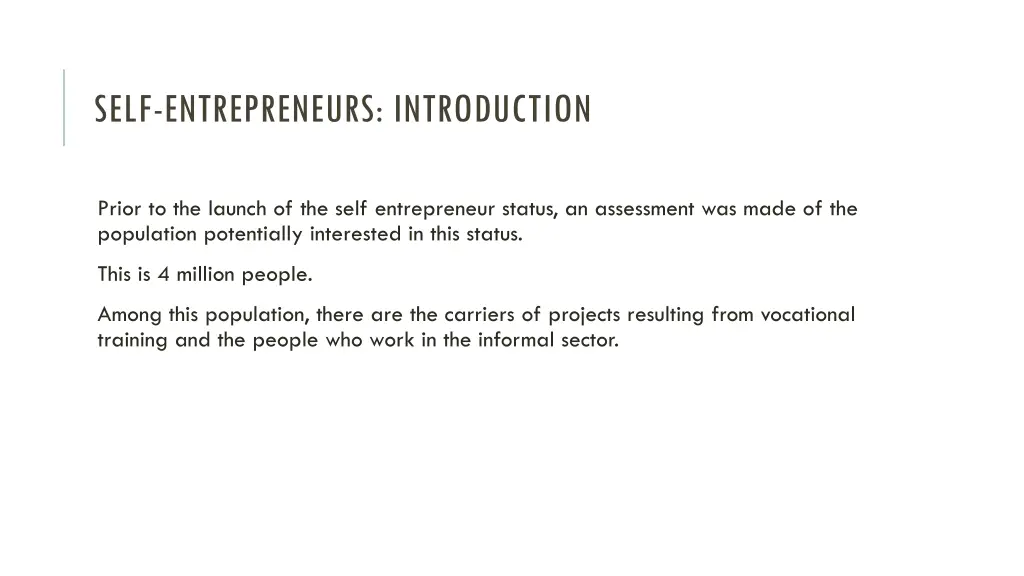 self entrepreneurs introduction 1