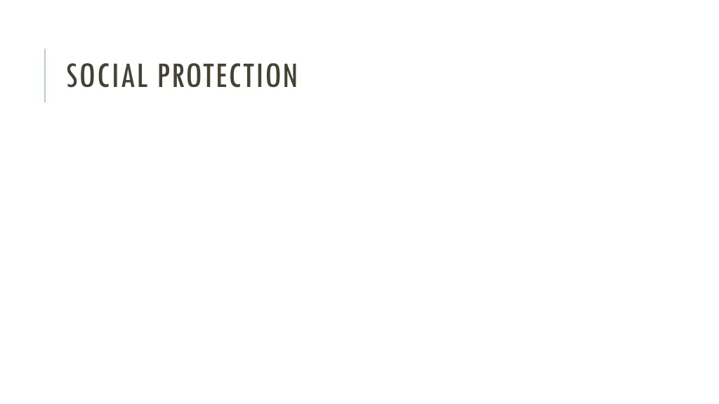 social protection