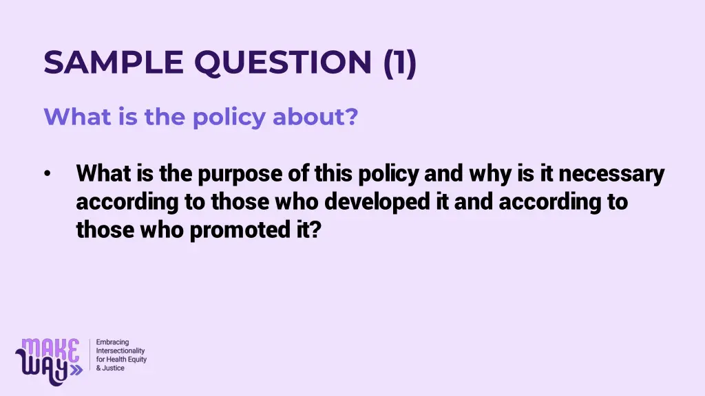 sample question 1