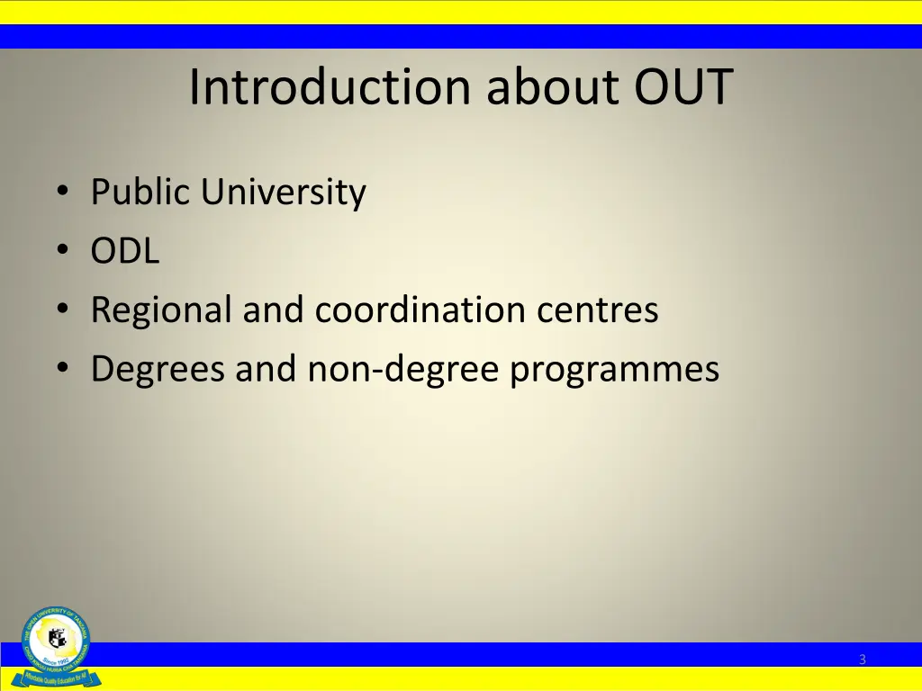 introduction about out