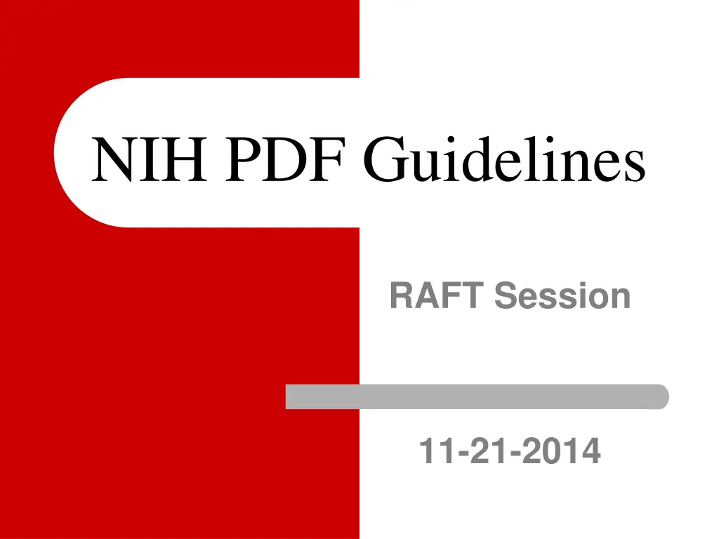 nih pdf guidelines