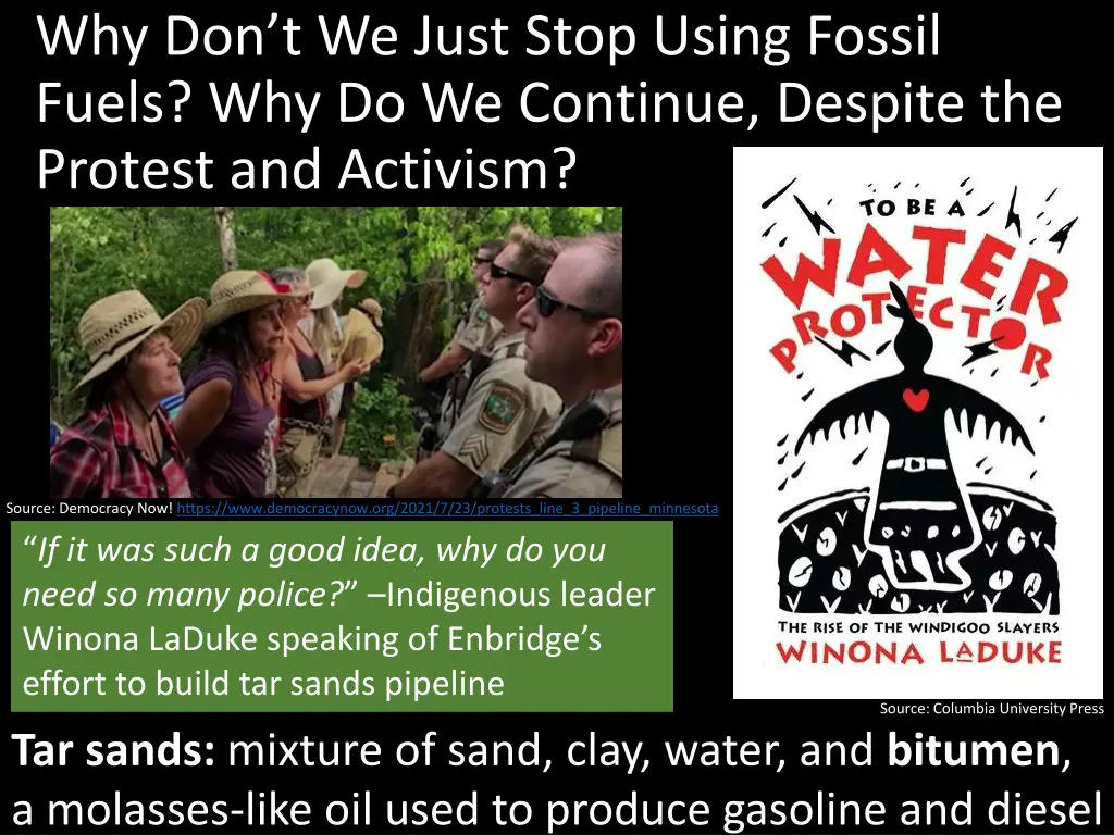 why don t we just stop using fossil fuels
