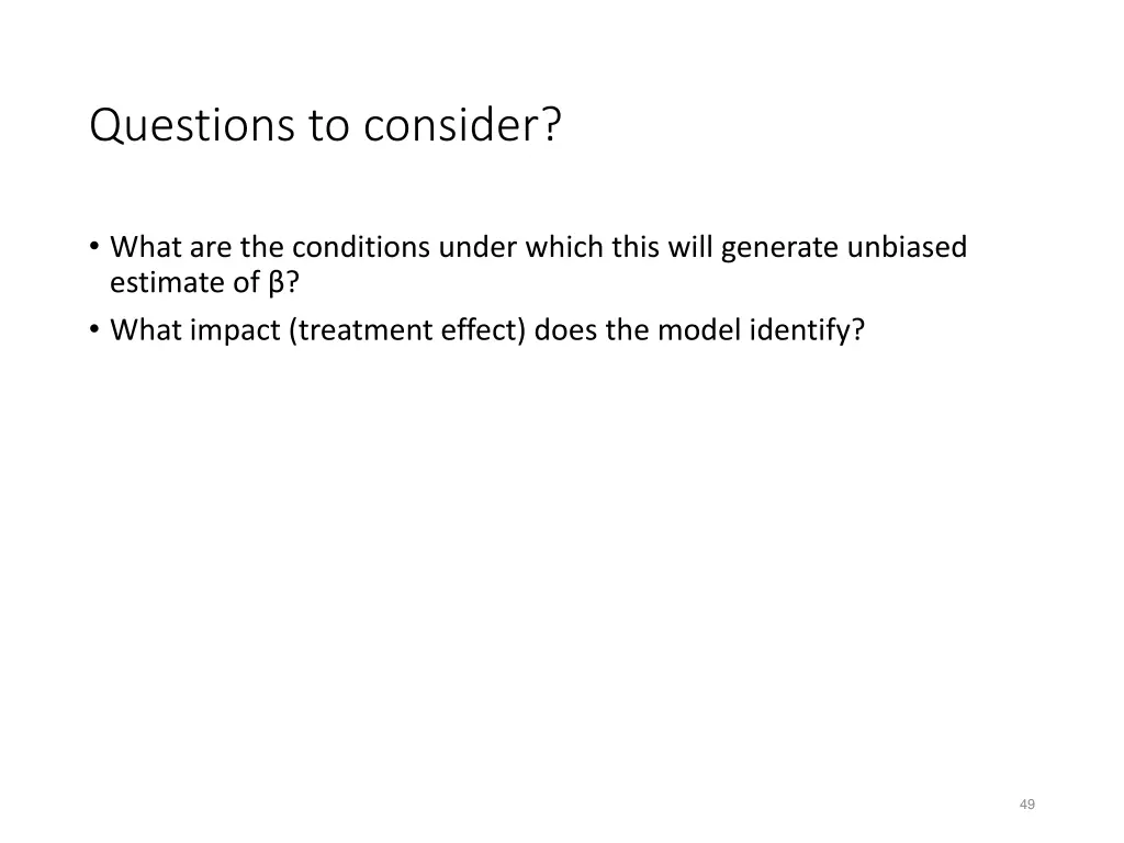 questions to consider