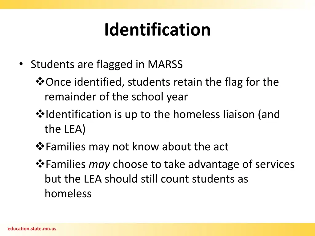 identification