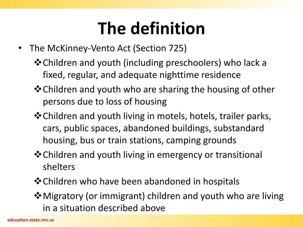 the definition