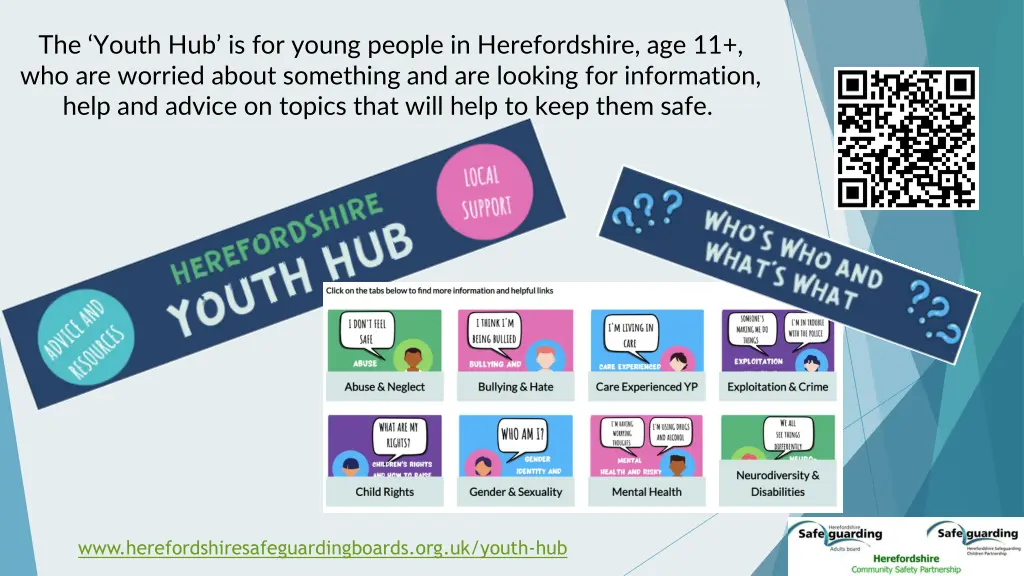 the youth hub is for young people