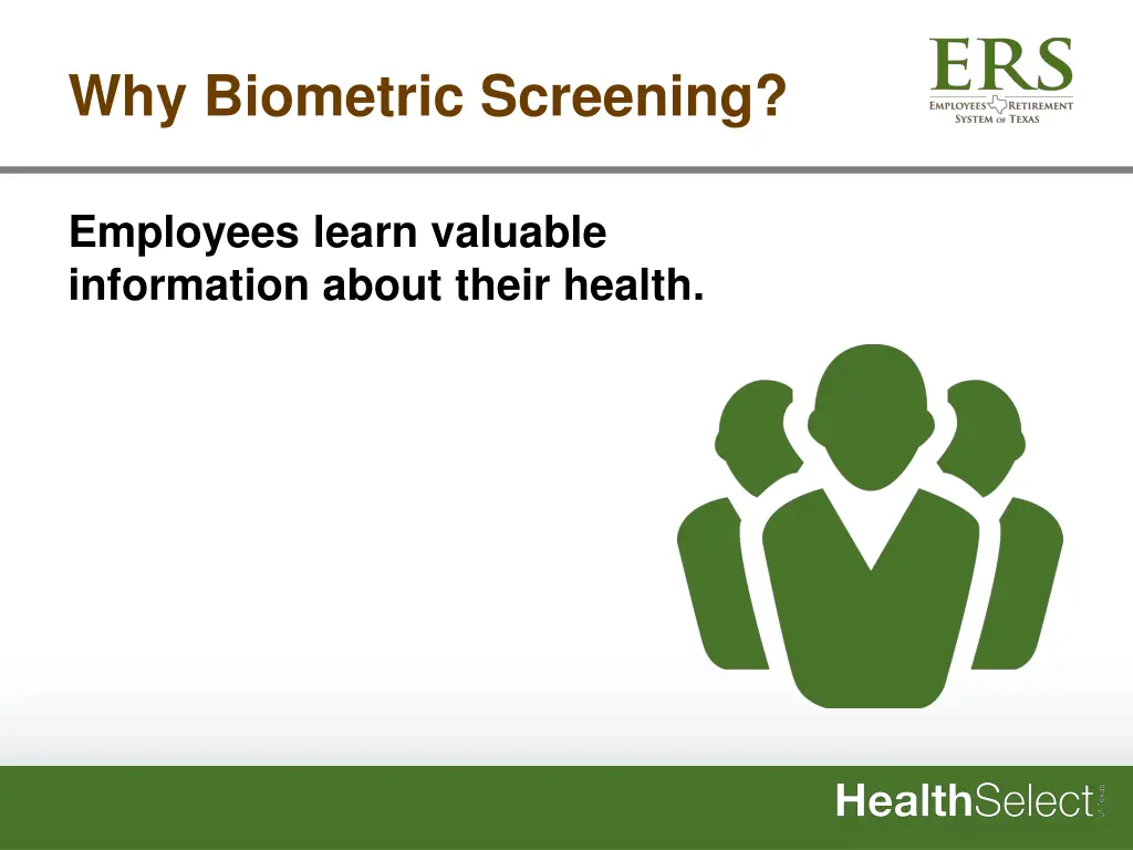 why biometric screening