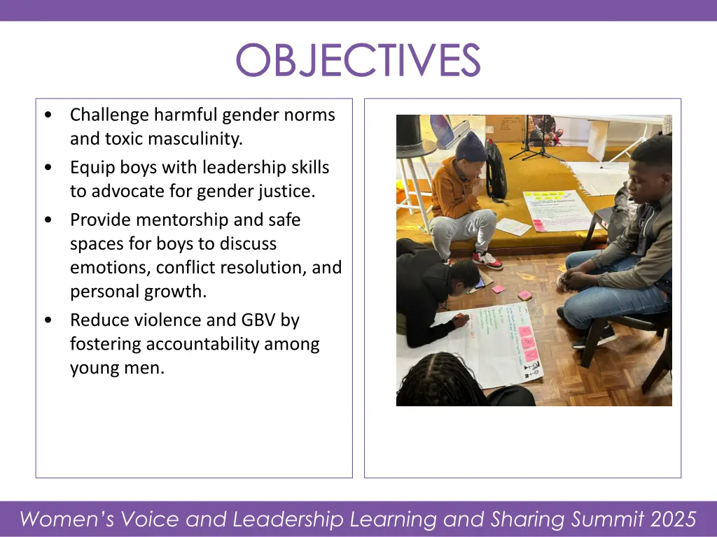 objectives