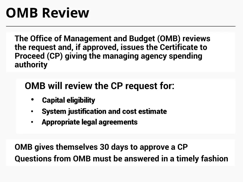 omb review