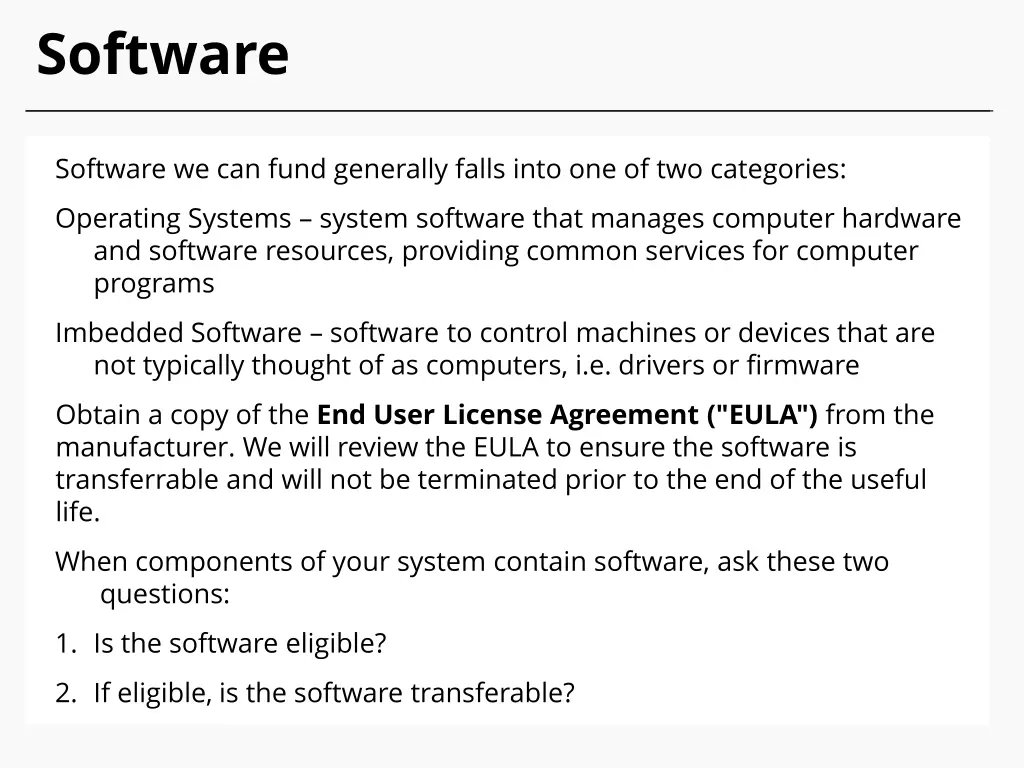 software