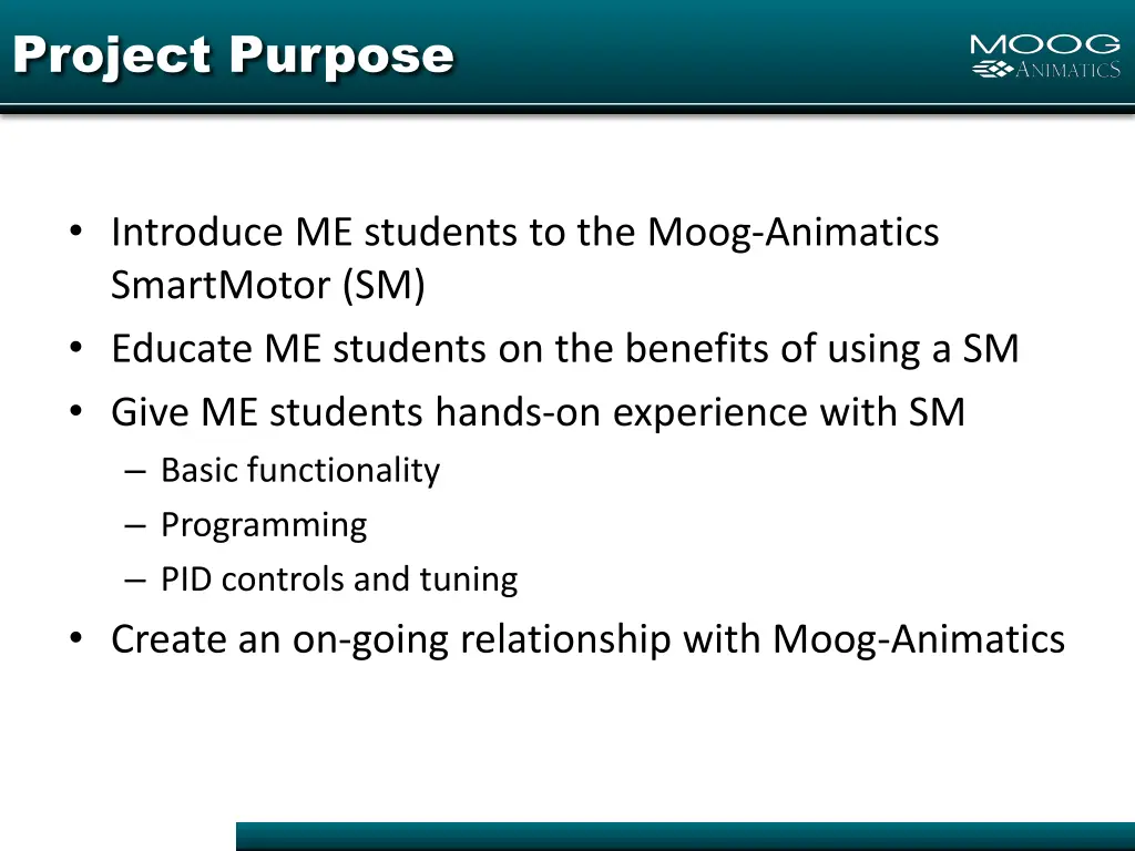 project purpose