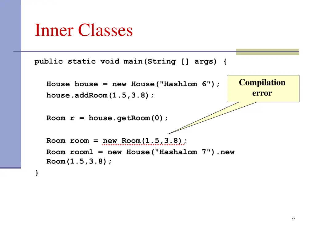 inner classes 2