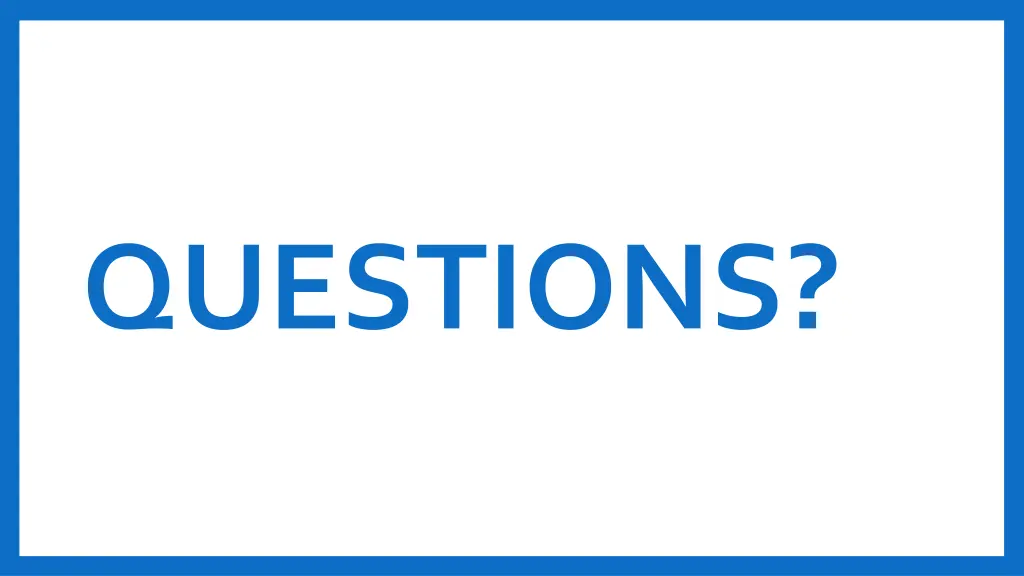 questions
