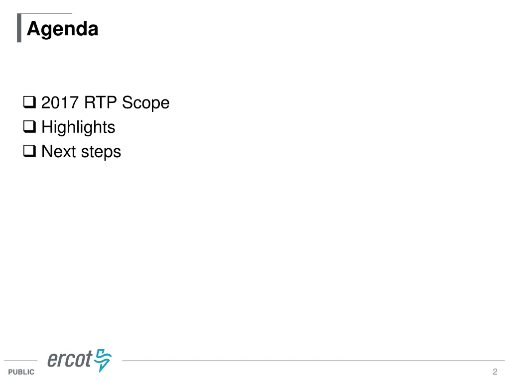 agenda