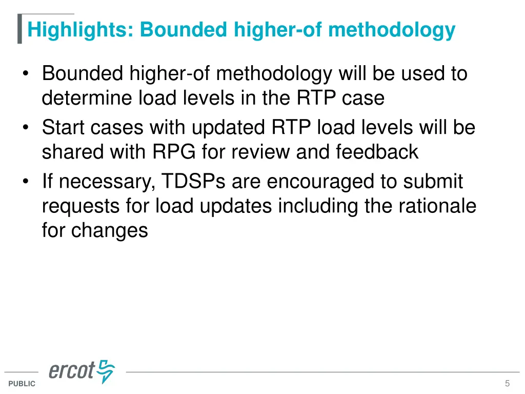 highlights bounded higher of methodology