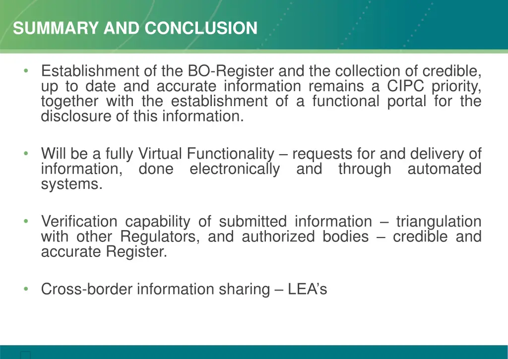 summary and conclusion