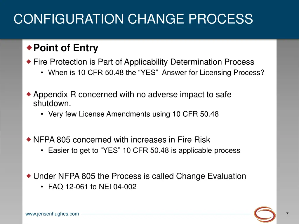 configuration change process