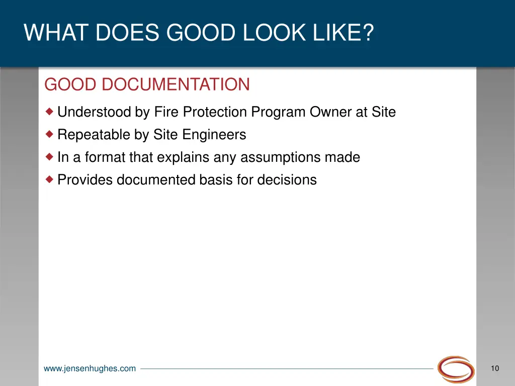 what does good look like