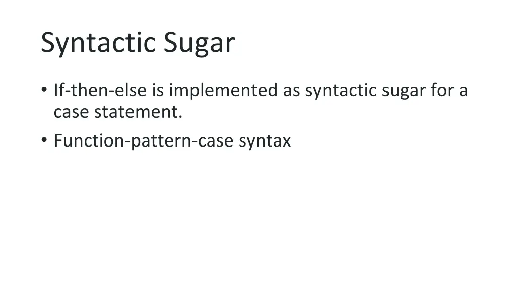 syntactic sugar