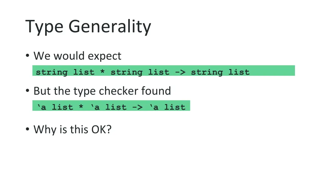 type generality 1
