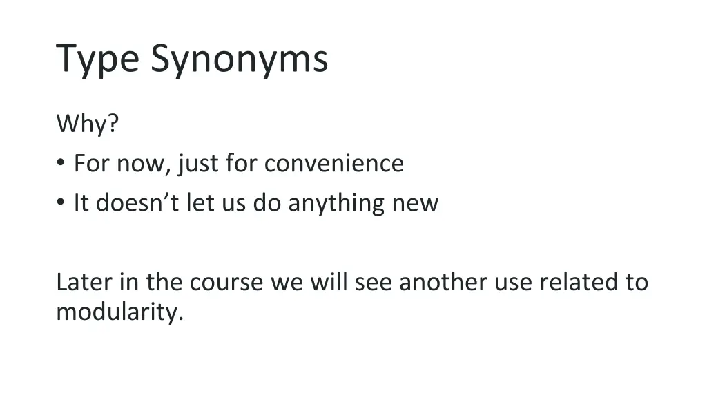 type synonyms 1
