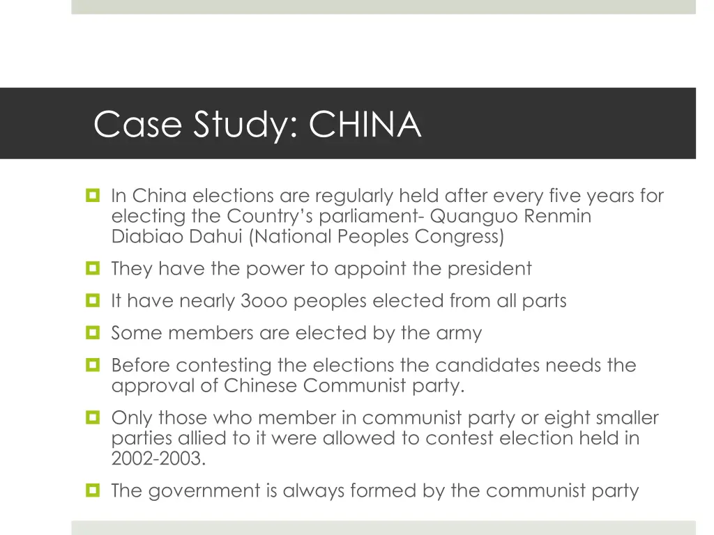 case study china