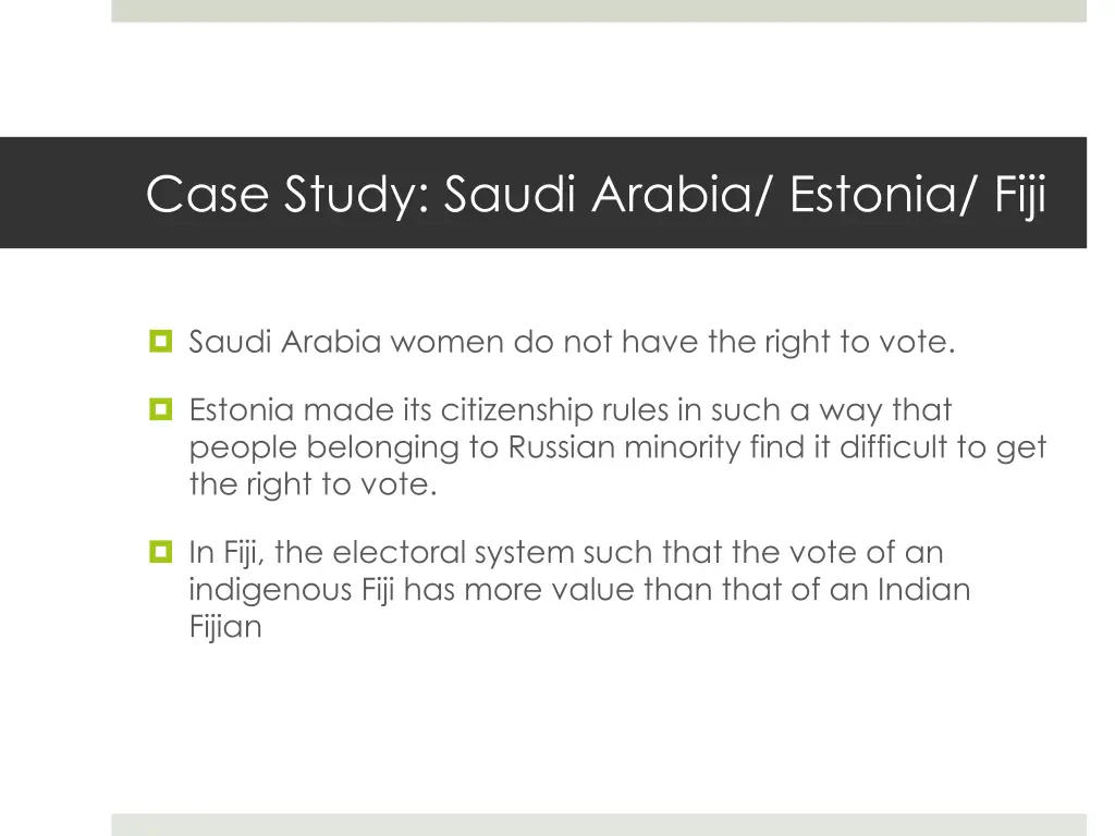 case study saudi arabia estonia fiji