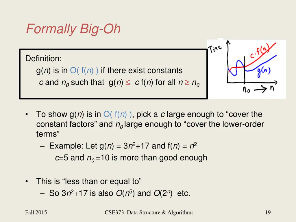 formally big oh