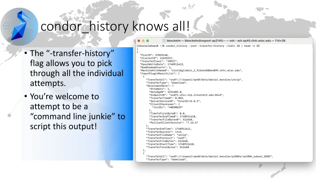 condor history knows all