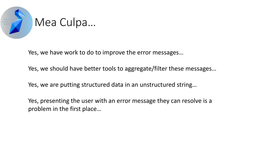 mea culpa