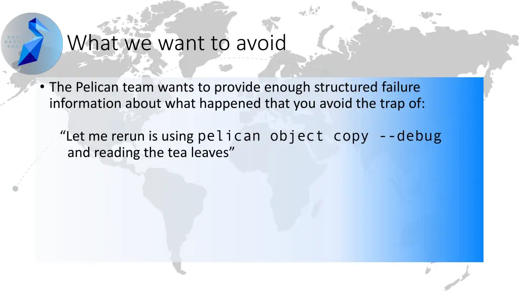 what we want to avoid