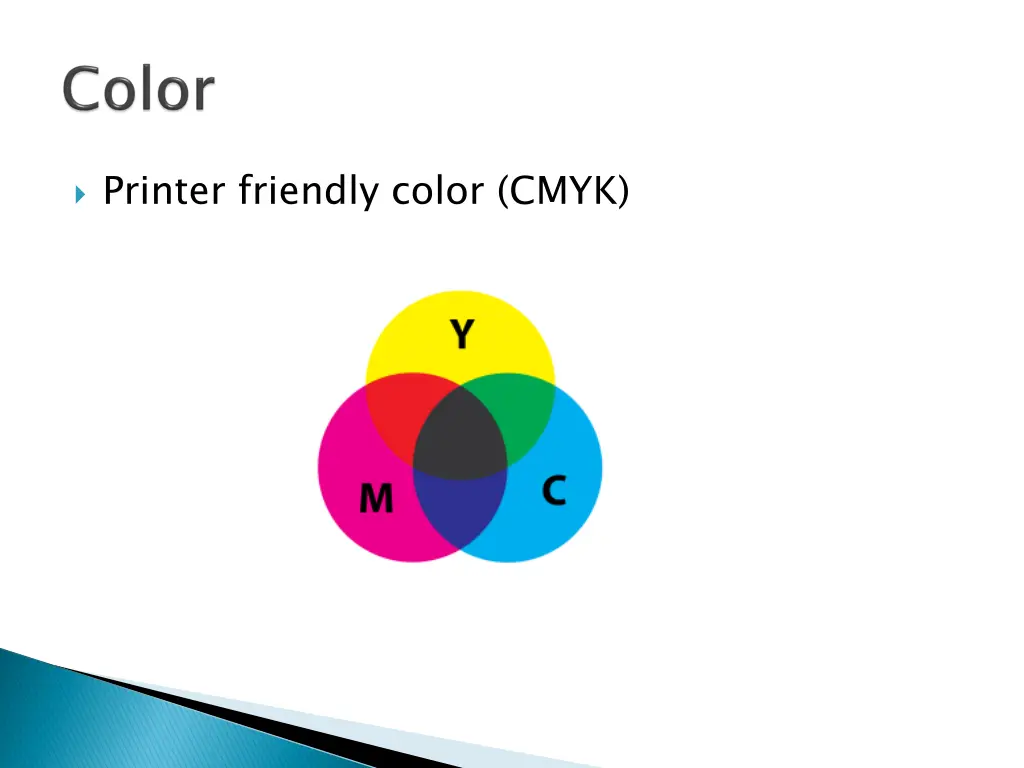 printer friendly color cmyk