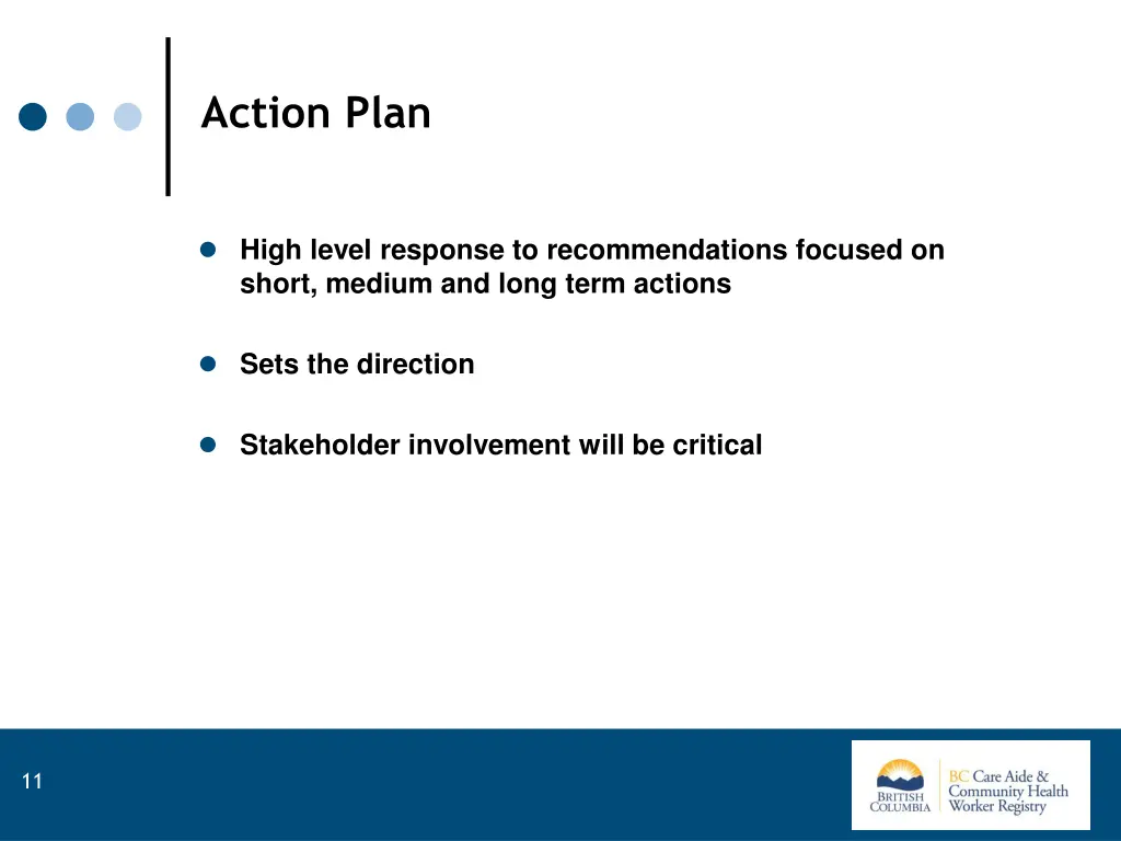 action plan
