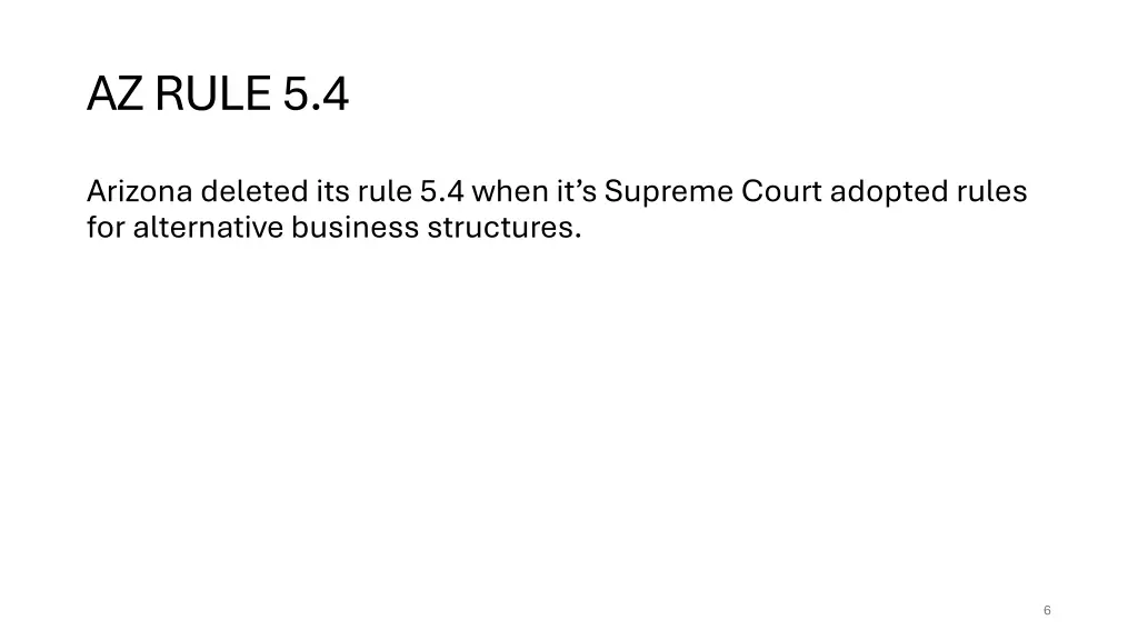 az rule 5 4