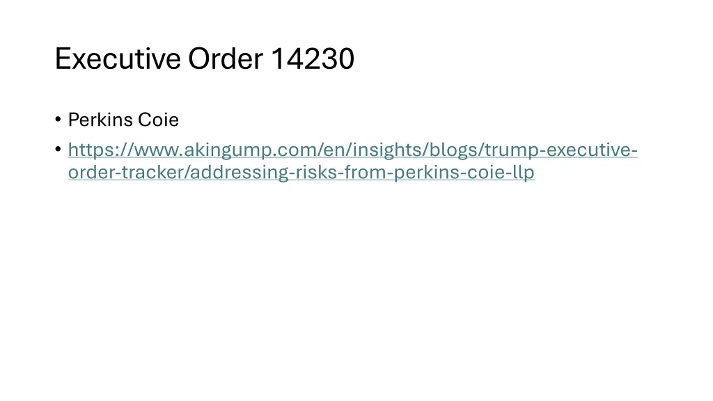 executive order 14230