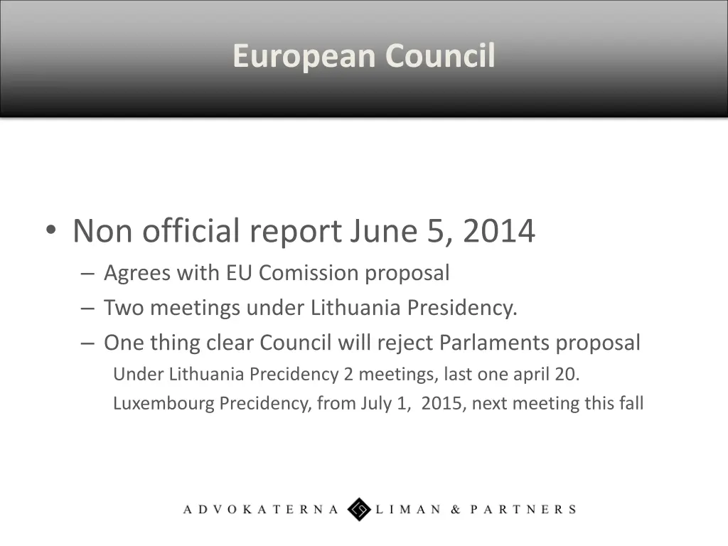 european council