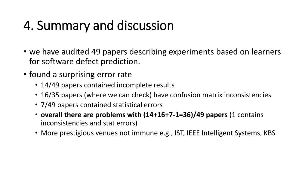 4 summary and discussion 4 summary and discussion