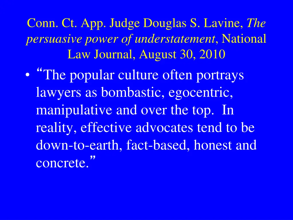conn ct app judge douglas s lavine the persuasive 1