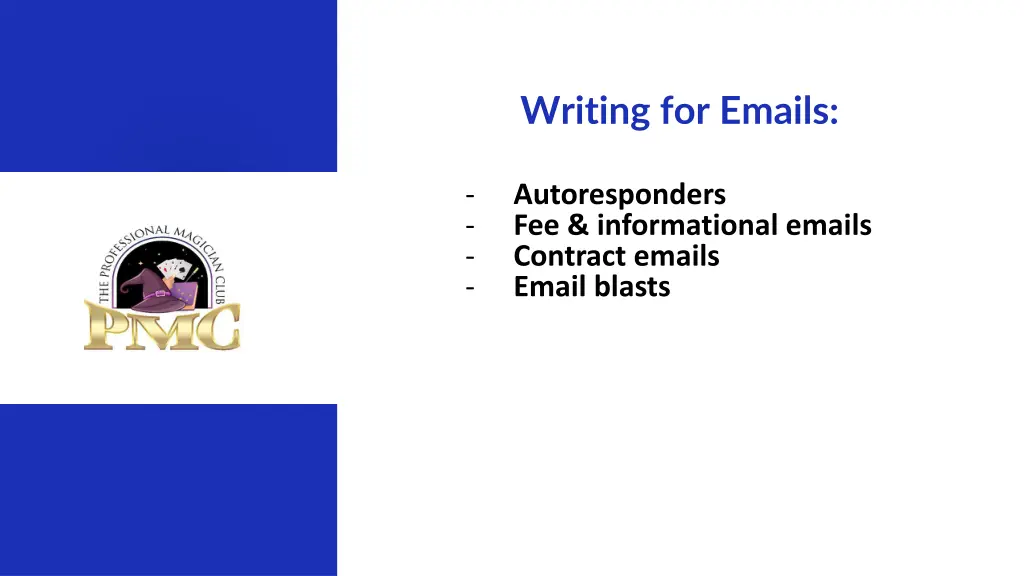 writing for emails