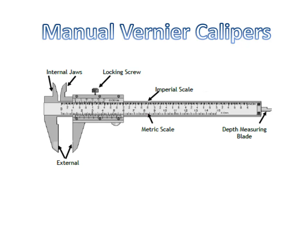 manual vernier calipers