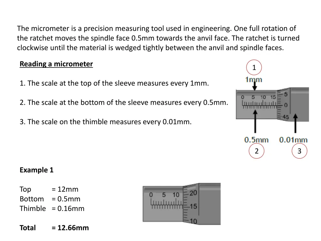 the micrometer is a precision measuring tool used